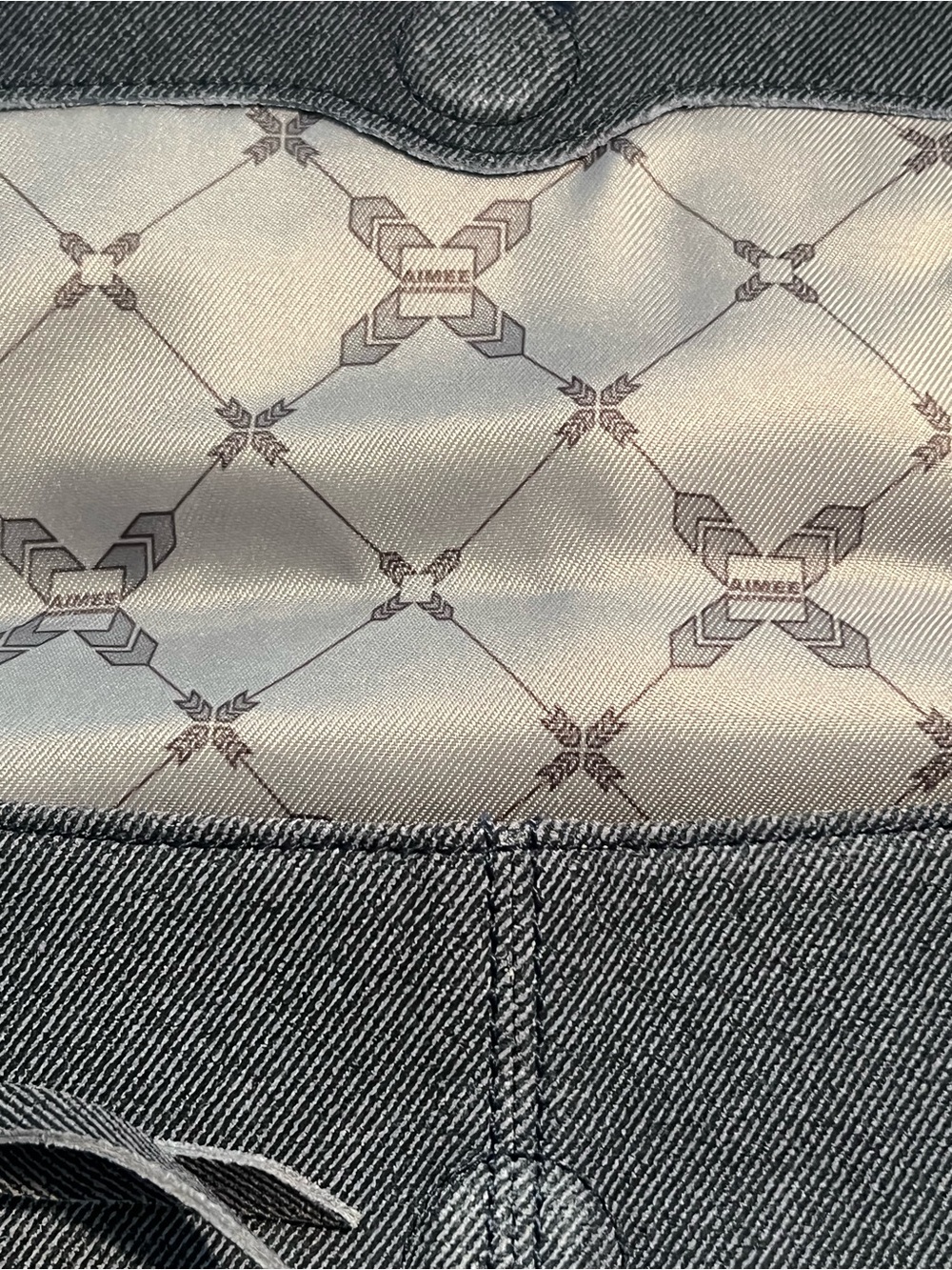 AIMEE KESTENBERG Light Blue Denim Flap Crossbody Bag - Picture 5 of 14